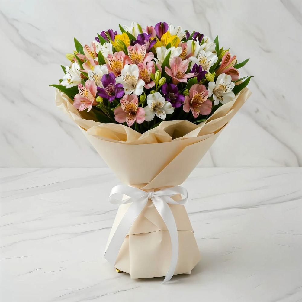 Букет цветов из: Альстромерии в Нижнем Ломове