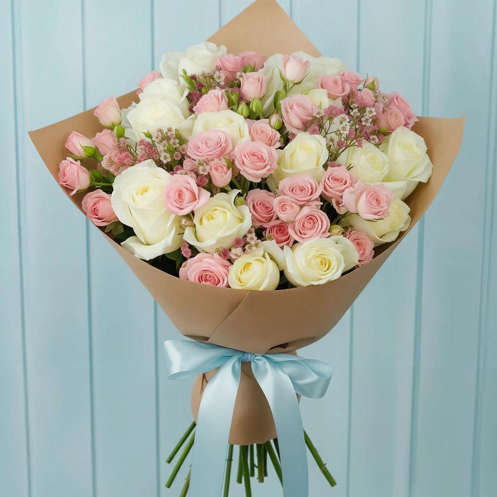 Букет цветов из: Розы в Нижнем Ломове