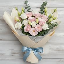 Букет цветов из:  Лизиантусы в Нижнем Ломове