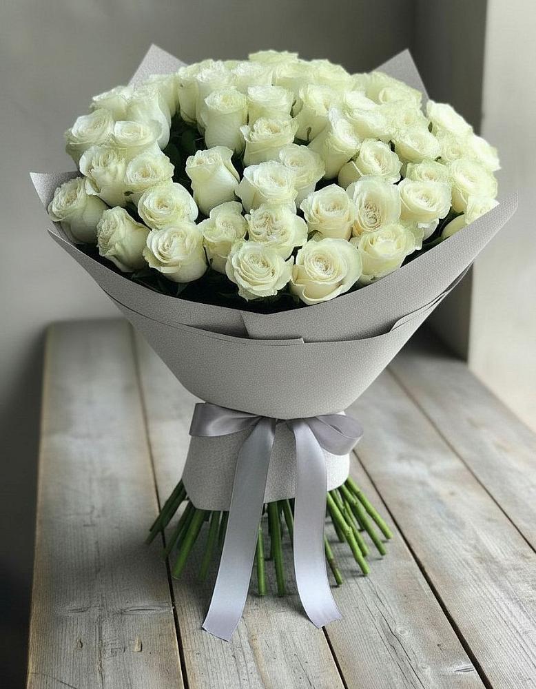 Букет 35 Белых роз в Нижнем Ломове