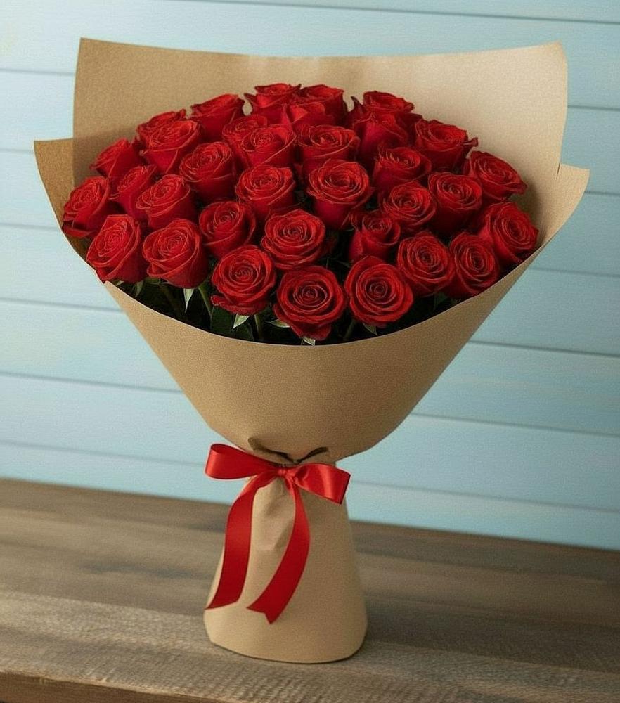 Букет Красные розы Милано в Нижнем Ломове