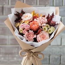 Букет цветов из:  Гвоздики, Хризантемы и Розы в Нижнем Ломове