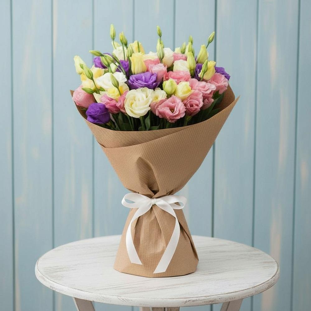 Букет цветов из: Лизиантусы в Нижнем Ломове