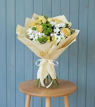 Букет цветов из:  Хризантемы и Розы в Нижнем Ломове