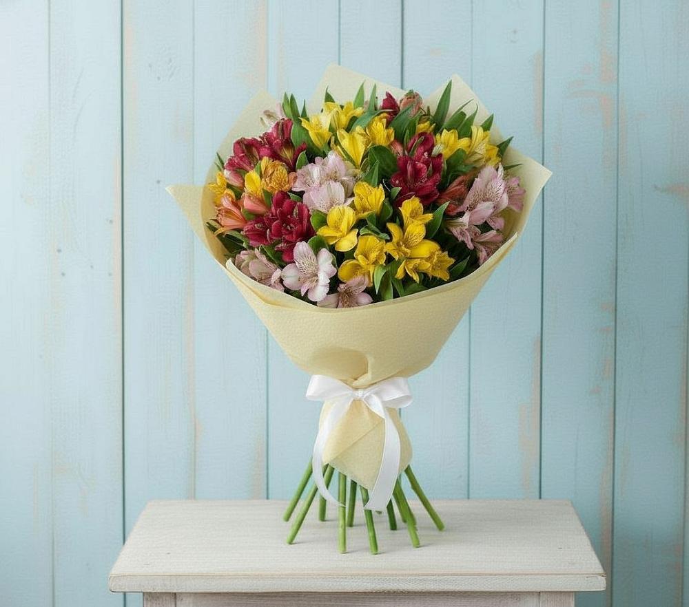 Букет цветов из: Альстромерии в Нижнем Ломове