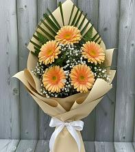 Букет цветов из:  Герберы в Нижнем Ломове