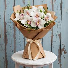 Букет цветов из:  Орхидеи и Розы в Нижнем Ломове