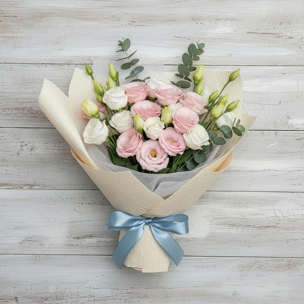 Букет цветов из: Лизиантусы в Нижнем Ломове