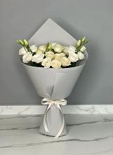 Букет цветов из:  Розы и Лизиантусы в Нижнем Ломове